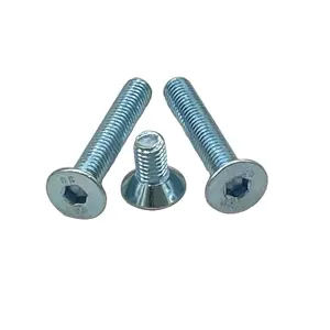 China manufacturer din7991 suppliers countersunk screw hex socket screw for machine