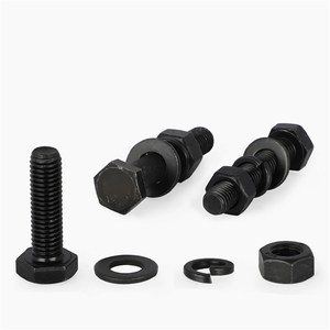 Boulons et écrous à vis hexagonale noirs Din933 M6 Ancete M10 M12 <span class=keywords><strong>M13</strong></span> boulons hexagonaux 18X80 Mm 8.8 boulon à tête hexagonale - Product Image 2