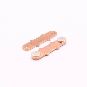 Terminale a clip personalizzato in metallo stampato per batteria a bottone <span class=keywords><strong>CR2032</strong></span>, a forma di foglio di contatto argentato, piccolo e piatto, per il terminale negativo - Product Image 2