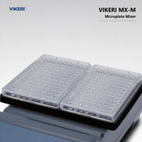 VIKERI MX-M Laboratory Microplate Mixer/Shaker 0-1500rpm Kecepatan Dapat Diatur Layar LED Orbital & Timer untuk Penelitian Ilmu Kehidupan