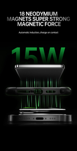 Banco de Energía Magnético Portátil de 10000mAh, Aleación de Aluminio, 15W Inalámbrico con Pantalla LED <span class=keywords><strong>para</strong></span> Teléfonos Qi - Product Image 3