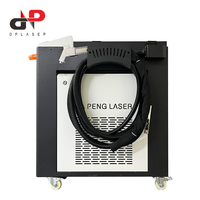 Mesin Pembersih Laser Serat CW Portabel Hanwei Head 1000W 1500W 2000W