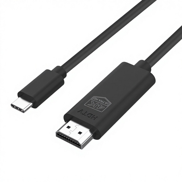 Ruition UC503 USB3.1 Type-C Braid Cable 4K HD for Mobile Phones/Tables/Computers/Notebooks/Multimedia Monitors/Projectors (PVC)