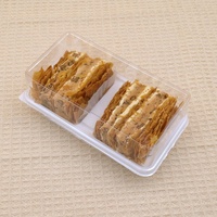 Nouvelle boîte d'emballage rectangulaire personnalisable en PET de qualité alimentaire, estampée à chaud, pour gâteaux, modèle BOHE Dream Dragon Dirty Roll, deux pièces