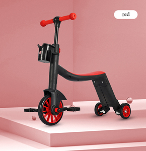 Trottinette multifonctionnelle pour enfants, tricycle, vélo d'équilibre, trottinette équilibrée, trois en un - Product Image 3