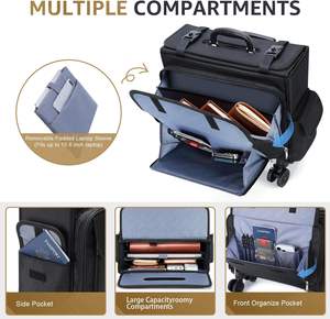 15.6 pollici resistente all'acqua rotolamento portatile <span class=keywords><strong>valigetta</strong></span> <span class=keywords><strong>con</strong></span> ruote per gli uomini - Product Image 2