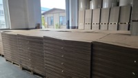 Carton kraft naturel plat non traité durable, haute résistance à la rupture, rigide, non blanchi, recyclable