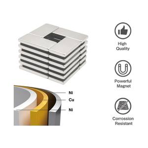 אספקה מקצועית חומרים מגנטיים n45 n52 n52 מלבני כדור הארץ הנדיר מגנט - Product Image 2