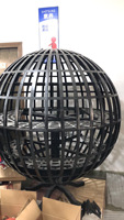 Écran LED sphérique sans soudure P2 P2.5 P5, mur vidéo globe pour musée scientifique, centre commercial, monument