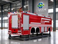 Camion de pompiers 8x4 de 25 tonnes avec benne à eau et mousse de 25 000 L, réservoir en acier inoxydable 304 de 21 000 L pour eau et 4 000 L pour mousse, pompe à incendie et lance de lutte contre l'incendie de 70 m