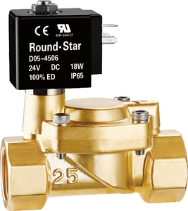 Valvola Solenoide a Diaframma Pilotata Serie UDFD Certificata UL 1/2'-<span class=keywords><strong>3</strong></span>' AC220V DC24V Standard USA - Product Image 2