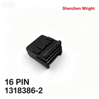 Connecteur femelle TE 1318386-2 2,2 mm 16 broches pour câblage de boîtier électronique automobile, accessoires et bornes de faisceau de câbles
