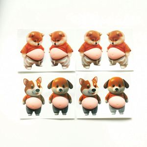 Hot-selling Cute Pet Dog Belly Fat Squeeze Anti-Stress Decompression Toy 3D Sticker Fun for Youth Slow Rising Anxiety Relief - Product Image 2
