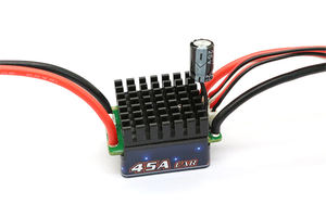 Contrôleur de vitesse électronique brossé 45A pour voiture modèle, camion jouet, modèle RC, drones jouets, conception étanche ESC avec protection complète - Product Image 6