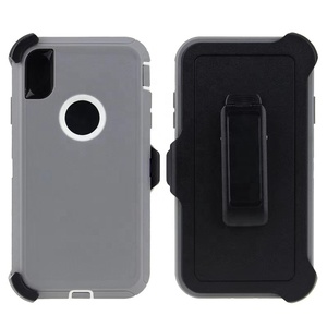 360 độ Multilayer Combo Belt Clip <span class=keywords><strong>Holster</strong></span> Defender trường hợp điện thoại cho iPhone 16 15 14 13 12 11 16e 7 8 XR - Product Image 6