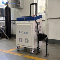 Nouvelle machine de nettoyage laser à fibre métallique 500W en acier inoxydable, entièrement fermée, portable et facile à utiliser, pour le nettoyage de l'aluminium, du papier et de la pierre.