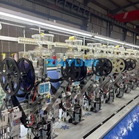 ZHIYU Máquina de Coser Computarizada de Alta Velocidad con Motor, 23 Cabezales, 9 Agujas, 4 Cuentas, 2 Dispositivos de Cordón, Multifuncional Plana Automática