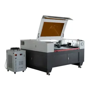 Métal hybride non métalliques CO2 300W CNC Laser pour couper le bois MDF acrylique plastique cuir acier