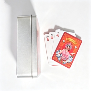 Singapore Style Chinese Mahjong Poker Tin Box Customized Printing Design OEM Factory Popular Paper <strong>Majong</strong> Cards <strong>Set</strong> - Product Image 6