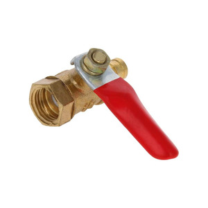 Robinet à bille en laiton sur mesure 1/2 BSP femelle vers raccord cannelé 8 mm - Connecteur de tuyau d'air - Product Image 6