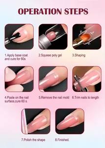 Colle à <span class=keywords><strong>ongles</strong></span> haute dureté facile à utiliser, <span class=keywords><strong>gel</strong></span> d'extension non collant - Product Image 5