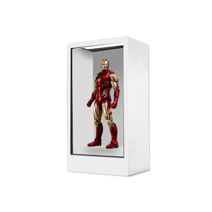 Interactive Transparent Touch LCD Showcase Display Advertising Box With Android System