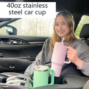 40oz 빨대와 뚜껑이 있는 텀블러 컵, 맞춤형 로고, 진공 단열 스테인리스 스틸, 스포츠용 이중벽 구조 여행용 머그 텀블러 - Product Image 6