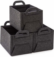 Panier de rangement pour voiture pliable, durable, écologique, en feutre non tissé, moderne, rectangulaire, pour collations, jouets, boîte de rangement de qualité supérieure, cadeaux promotionnels