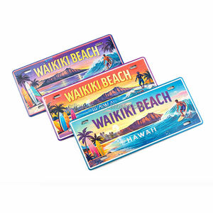 Plaque d'immatriculation souvenir en métal <span class=keywords><strong>Cuba</strong></span> Jamaïque, design de voiture vintage, décoration murale rétro, panneau fantaisie pour bar et maison - Product Image 4