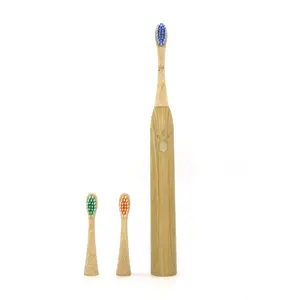 环保可生物降解竹电动牙刷儿童电动牙刷带竹替换头激光标志