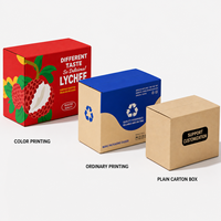 Boîte d'emballage en carton ondulé avec logo personnalisé, boîte pliante, boîte d'expédition, boîte cadeau pour l'emballage des produits, OEM