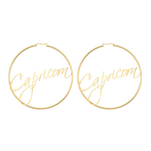 Plaqué Boho Horoscope 12 signe du zodiaque boucles d'oreilles créoles or 2021 acier inoxydable chaud nouvelles femmes à la mode femmes Photo alliage <span class=keywords><strong>de</strong></span> cuivre - Product Image 6