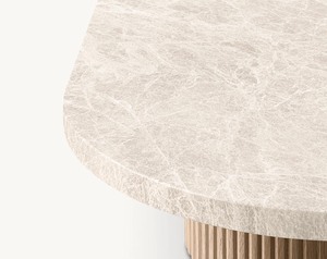 Modern Minimalist Solid Wood and Marble <strong>Top</strong> Center <strong>Table</strong> <strong>High</strong> Quality Custom Living Room Furniture Coffee <strong>Table</strong> - Product Image 3