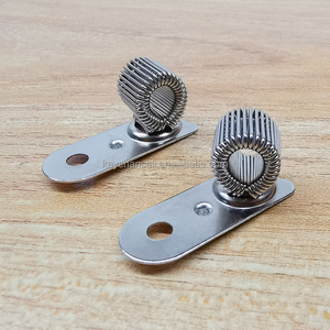 Anello a spirale a molla Non rotante portapenne in <span class=keywords><strong>argento</strong></span> supporto per blocco per appunti in metallo portapenne con foro per rivetti per penne - Product Image 4