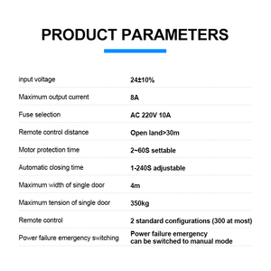 Nouveau modèle DC électrique automatique opérateur de porte battante moteur à entraînement par Piston pour Villa/appartement porte battante nouveau <span class=keywords><strong>prix</strong></span> - Product Image 5