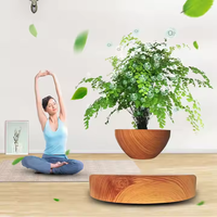 HCNT Pot bunga Bonsai magnet, Pot tanaman mengapung dekorasi rumah keren hadiah Natal