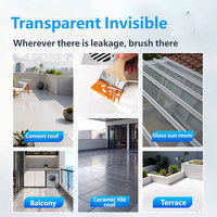 Revêtement transparent imperméable - Invisible, haute adhérence, longue durée pour toit/mur/sol