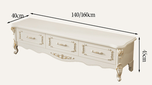 <span class=keywords><strong>Meuble</strong></span> TV en marbre et bois <span class=keywords><strong>de</strong></span> style européen, <span class=keywords><strong>meuble</strong></span> bas <span class=keywords><strong>de</strong></span> salon, <span class=keywords><strong>meuble</strong></span> TV moderne <span class=keywords><strong>blanc</strong></span>, durable et écologique pour hôtel, chambre et salle à manger - Product Image 3