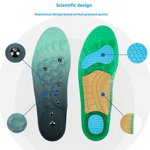 Magnetic Therapy Massage <b>Insoles</b> with TPU Material Shock Absorption & Arch Support for Unisex Sports Use - Product Image 3
