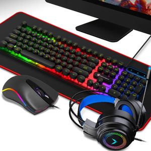 <span class=keywords><strong>Ensemble</strong></span> <span class=keywords><strong>clavier</strong></span>, <span class=keywords><strong>souris</strong></span>, tapis de <span class=keywords><strong>souris</strong></span> et <span class=keywords><strong>casque</strong></span> de jeu PANSEN LD-151 4 en 1, <span class=keywords><strong>clavier</strong></span> de jeu filaire, <span class=keywords><strong>souris</strong></span> de jeu, <span class=keywords><strong>casque</strong></span> de jeu - Product Image 4