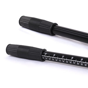 UPSILON Strumenti Sportivi Asta di Misurazione Regolabile in Alluminio Palo Telescopico per Misurare l'Altezza Modello A1810 Nero - Product Image 3
