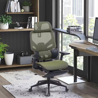 Chaise de bureau pivotante à dossier haut JR RACING Anji Factory, design moderne, chaise ergonomique en mesh pour gamer, base à cinq étoiles pour la maison et le bureau