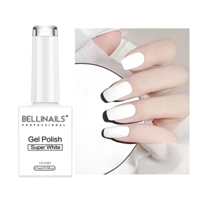 Esmalte de <span class=keywords><strong>Uñas</strong></span> <span class=keywords><strong>en</strong></span> Gel UV Ecológico Bellinails <span class=keywords><strong>en</strong></span> Botella - Uso Profesional, Esmalte de <span class=keywords><strong>Uñas</strong></span> <span class=keywords><strong>Blanco</strong></span> <span class=keywords><strong>y</strong></span> <span class=keywords><strong>Negro</strong></span> - Product Image 2