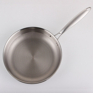 Sartén para parrilla de utensilios de cocina de titanio de <span class=keywords><strong>3</strong></span> capas, sartén segura para horno de estilo americano de 12 pulgadas/28cm con martillado - Product Image 4