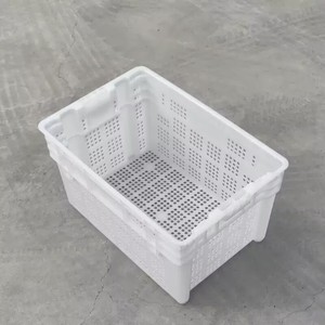 Panier de transport en plastique Yue Hong, capacité 20200g, résistant aux chutes, durable, respirant, pour légumes et fruits, livraison express - Product Image 2