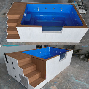 <span class=keywords><strong>Piscina</strong></span> personalizada <span class=keywords><strong>barata</strong></span> para <span class=keywords><strong>perros</strong></span> y mascotas de madera Wpc Swim Spa Plunge Pool niños sobre el suelo de fibra de vidrio <span class=keywords><strong>Piscina</strong></span> con jacuzzi - Product Image 6