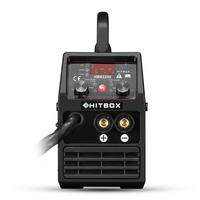 Poste à souder HITBOX avec grand écran LED, 200A ARC/Lift TIG/MMA, onduleur IGBT, 110V/220V, portable, pour acier inoxydable