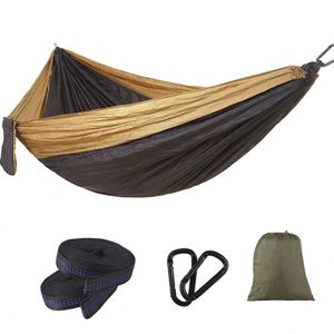 Foldable Sleep Adjustable Portable Double Garden Swing <b>Hammock</b> Chair With Hanging Kit - Product Image 2