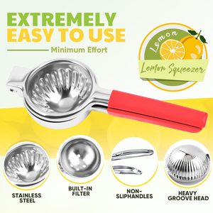 <b>Top</b> Seller Yuou SJY-0306-43 Novelty Design Manual Eco-friendly Premium Stainless Steel Lemon Lime Squeezer Customizable Logo - Product Image 4