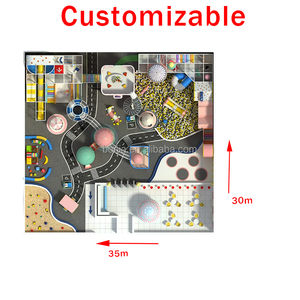 Indoor Children's Soft Play Equipment Set Commercial Playground with <b>Trampoline</b> and Slide Multi-Material Customizable Size - Product Image 4